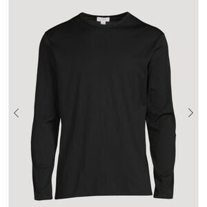 Sunspel Midnight Long Sleeve Shirt